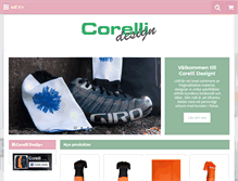 Tablet Screenshot of corellidesign.com